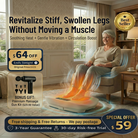 SIT & SLIM: Effortless Toning with 400LBS Support. Order Now to Claim Your FREE Massage Gun!