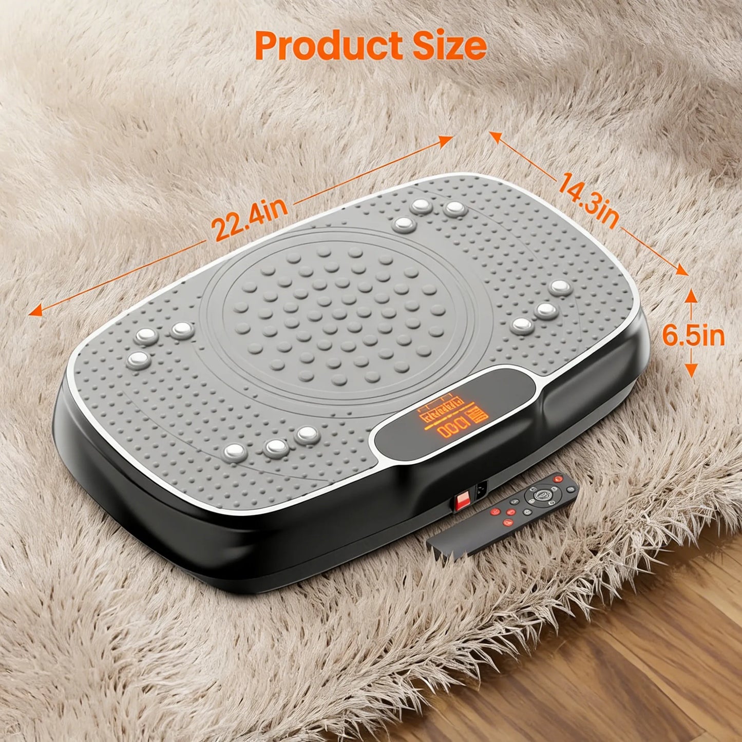 120-Speed Vibrating Exercise Plate: Full-Body Fitness & Relaxation Tool