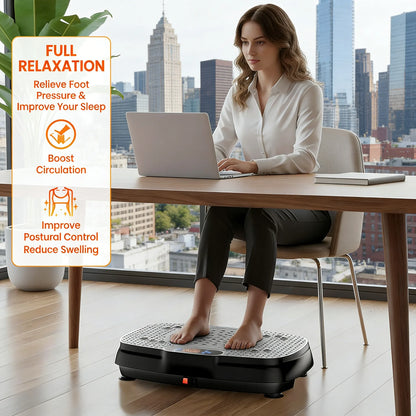 120-Speed Vibrating Exercise Plate: Full-Body Fitness & Relaxation Tool