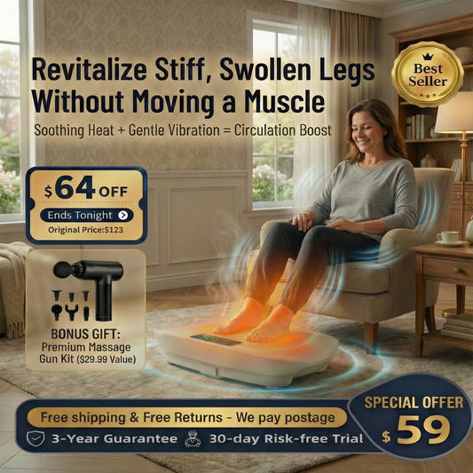 SIT & SLIM: Effortless Toning with 400LBS Support. Order Now to Claim Your FREE Massage Gun!