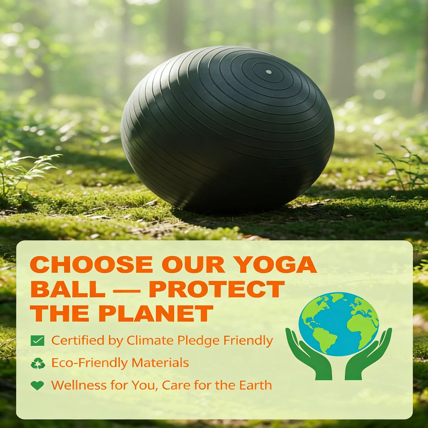 Multi-Purpose Exercise Yoga Ball: Home Fitness & Wellness Tool