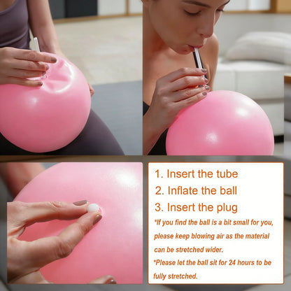 Mini Pilates Exercise Ball: Core Strength & Posture Support Tool