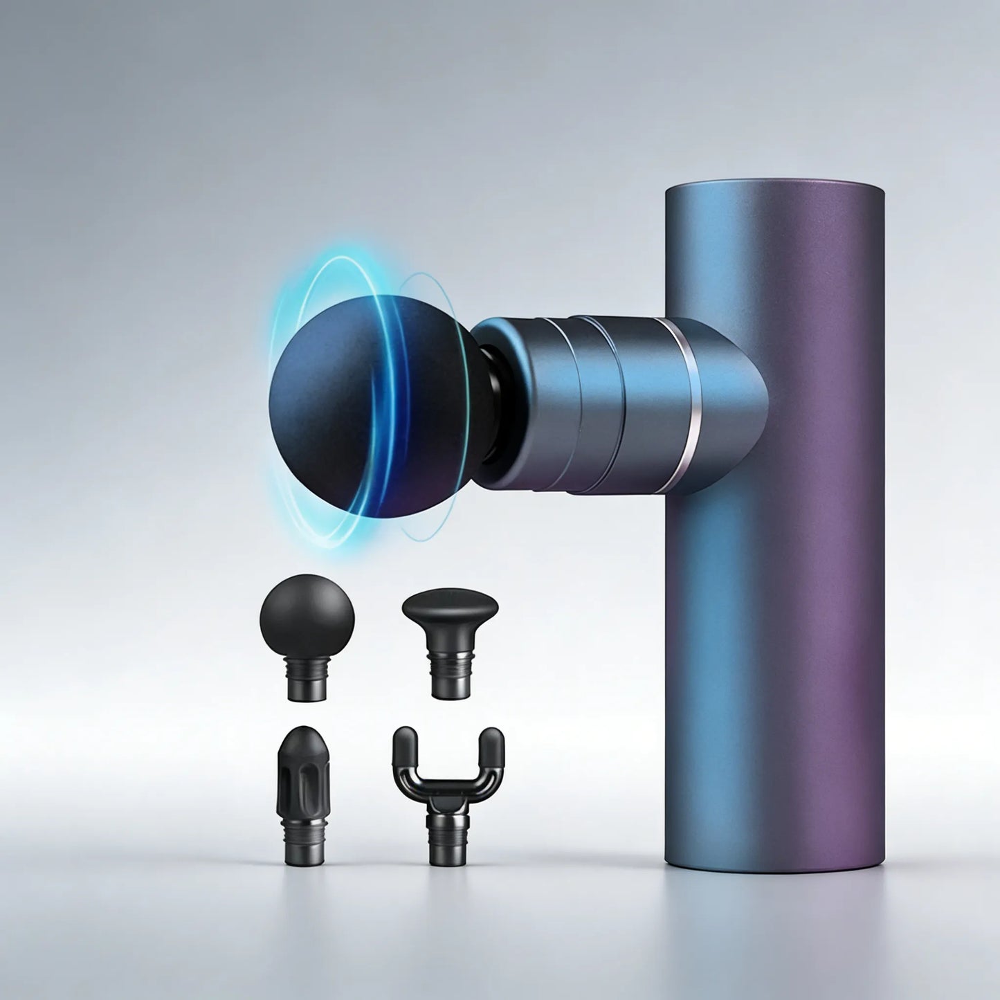 Massage Gun Deep Tissue, Full-Metal Electric Portable Hand Held Massager Gun for Back, Body Sore Muscles