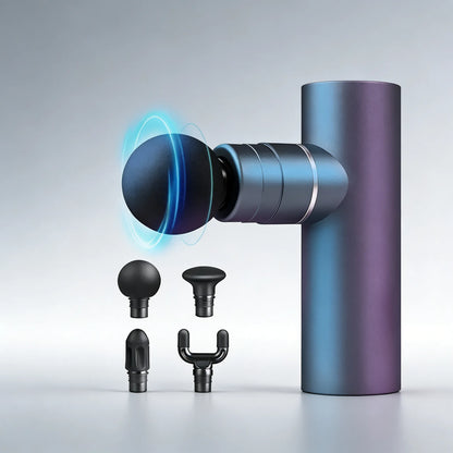 Massage Gun Deep Tissue, Full-Metal Electric Portable Hand Held Massager Gun for Back, Body Sore Muscles